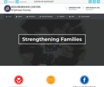 NCJC.org(Neighborhood Centers of Johnson County offers neighborhood and school) Screenshot