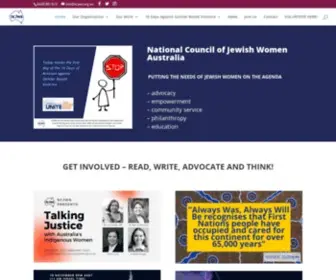 NCjwa.org.au(National Council of Jewish Women of Australia) Screenshot