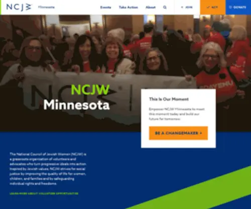 NCJWMN.org(Minnesota) Screenshot