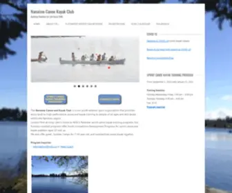 NCKC.ca(The Nanaimo Canoe and Kayak Club) Screenshot