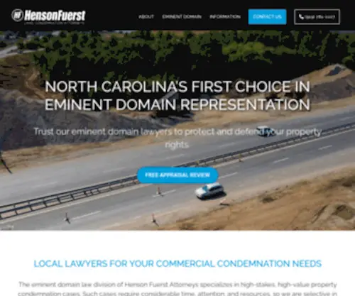 Nclandlawyer.com(NC Land Condemnation Attorneys) Screenshot