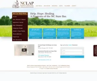 Nclap.org(Help for Lawyers with Mental Health Issues like Burnout) Screenshot