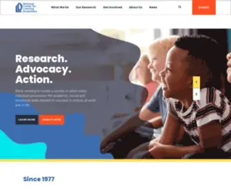 NCLD.org(National Center for Learning Disabilities) Screenshot