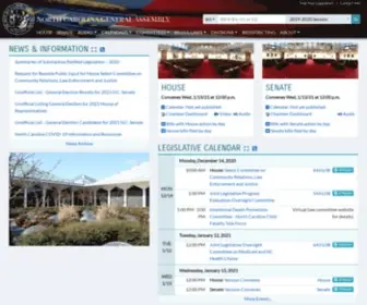 Ncleg.net(North Carolina General Assembly) Screenshot