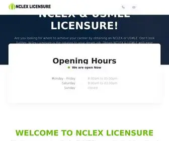 Nclexlicensure.com(Nclex licensure) Screenshot