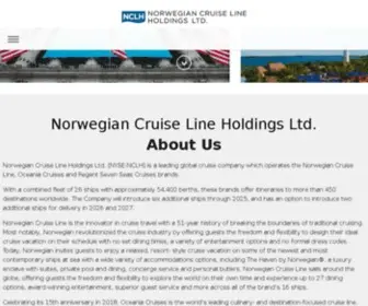 NCLHLTD.com(The Investor Relations website contains information about Norwegian Cruise Line Holding) Screenshot