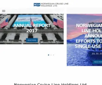 NCLHLtdinvestor.com(Norwegian Cruise Line Holdings Ltd) Screenshot