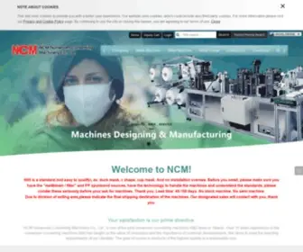 NCM-Machinery.com(NCM Nonwoven Converting Machinery Co) Screenshot