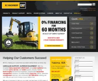 Ncmachinery.com(N C Machinery) Screenshot