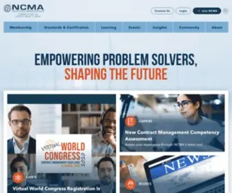 Ncmahq.org(National Contract Management Association) Screenshot