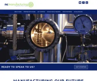 Ncmanufacturinginstitute.com(North Carolina Manufacturing) Screenshot