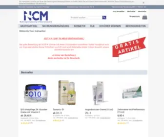 NCM.de(NCM Nahrungsergänzung & Naturkosmetik GmbH) Screenshot