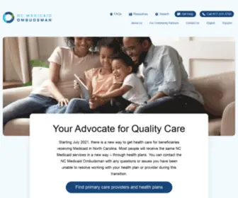 Ncmedicaidombudsman.org(Your Advocate for Quality Care) Screenshot