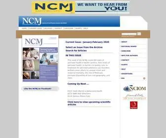 Ncmedicaljournal.com(North Carolina Medical Journal) Screenshot