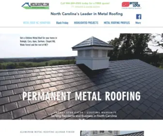 Ncmetalroof.com(North Carolina Metal Roofs) Screenshot