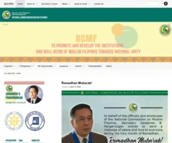 NCMF.gov.ph(NCMF) Screenshot