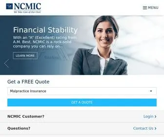 Ncmic.com(NCMIC Insurance) Screenshot