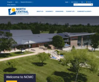 Ncmich.edu(North Central Michigan College) Screenshot