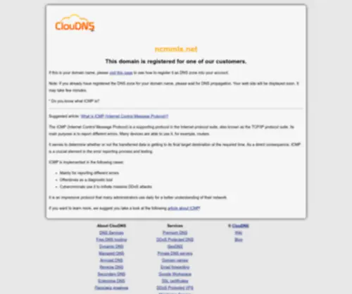 NCMMLS.net(ICMP) Screenshot