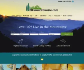 Ncmountainlife.com(Highlands NC) Screenshot