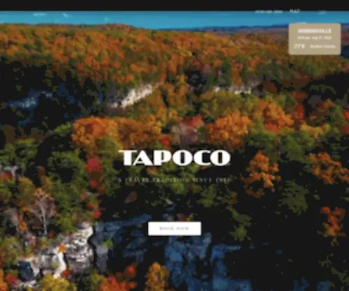 Ncmountainlodge.com(Historic Tapoco Lodge) Screenshot