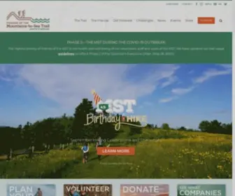NCMST.org(Mountains-to-Sea Trail) Screenshot