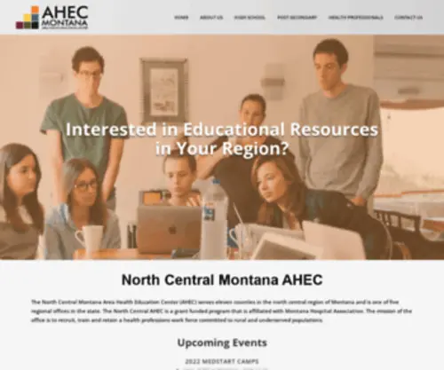 NCmtahec.org(Montana North Central and South Central AHEC) Screenshot