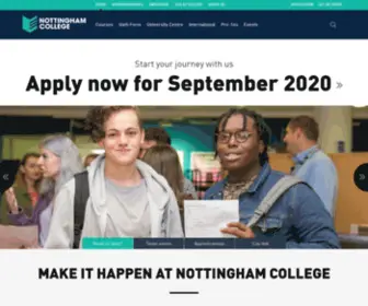 NCN.ac.uk(Nottingham College) Screenshot