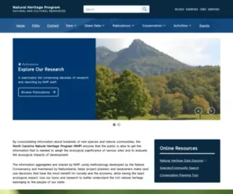 NCNHP.org(Natural Heritage Program of North Carolina) Screenshot