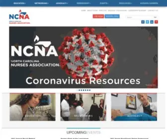 Ncnurses.org(North Carolina Nurses Association) Screenshot