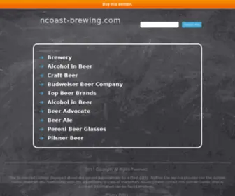 Ncoast-Brewing.com(Ncoast Brewing) Screenshot