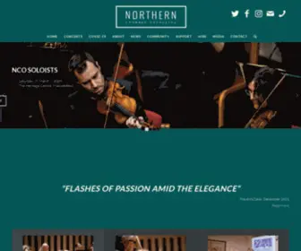 Ncorch.co.uk(The Northern Chamber Orchestra) Screenshot