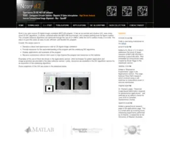 Ncorr.com(Open source 2D digital image correlation MATLAB software) Screenshot