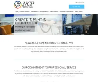 NCP.com.au(Corporate Printing in Newcastle) Screenshot