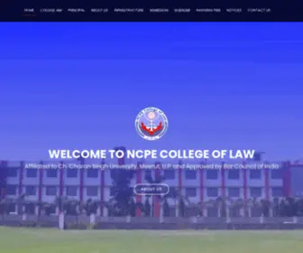 Ncpelaw.com(NCPE College of Law) Screenshot