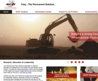 Ncpi.org(National Clay Pipe Institute) Screenshot