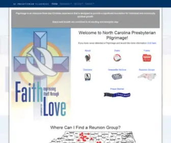 Ncpilgrimage.org(Christian Spiritual Weekends in North Carolina) Screenshot