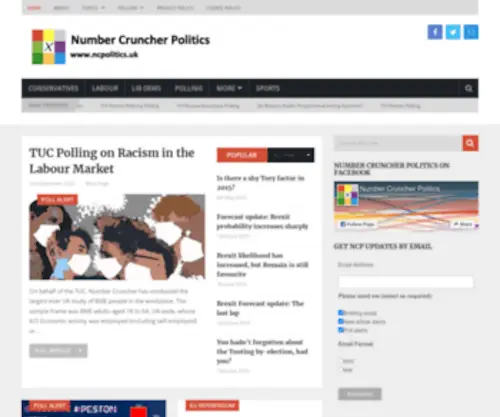Ncpolitics.uk(Number Cruncher Politics) Screenshot