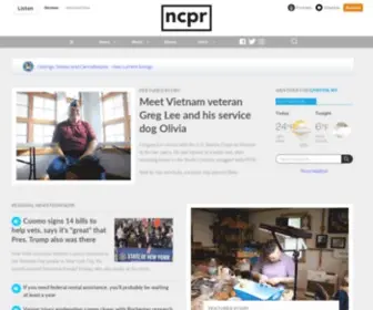 NCPR.org(North Country Public Radio) Screenshot