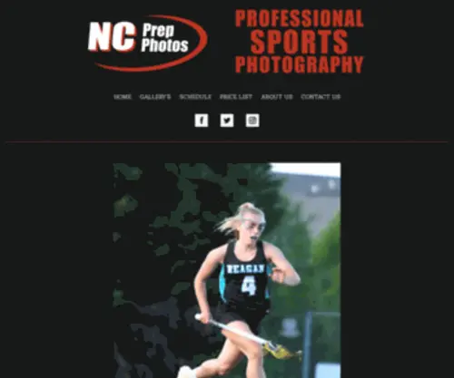 NCprepphotos.com(High School Sports) Screenshot