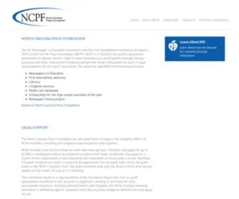 NCpressfoundation.org(North Carolina Press Association) Screenshot