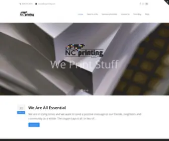 NCprinting.com(NC Printing LLC) Screenshot