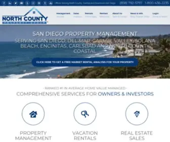 NCpropertygroup.com(San Diego Property Management) Screenshot