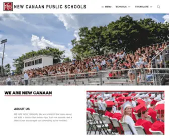 NCPS-K12.org(New Canaan Public Schools) Screenshot