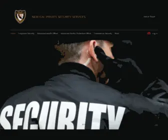 NCpsecurity.com(Nor-Cal Private Security Services) Screenshot