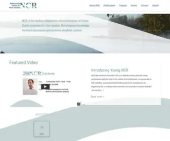 NCR-Web.org(Netherlands Centre for River Studies) Screenshot