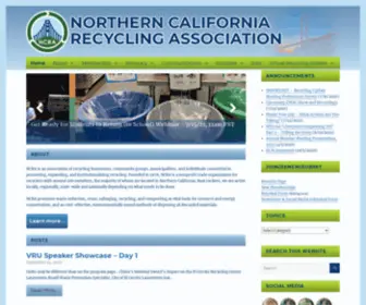 Ncrarecycles.org(Northern California Recycling Association) Screenshot