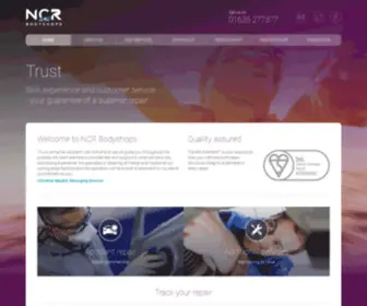 NCrbodyshops.co.uk(Accident repair and Vehicle care by NCR Bodyshops) Screenshot