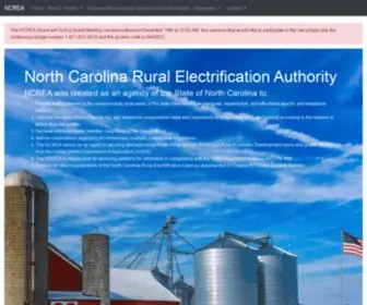 Ncrea.net(North Carolina Rural Electrification Authority) Screenshot