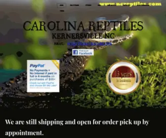 Ncreptiles.com(Ncreptiles) Screenshot